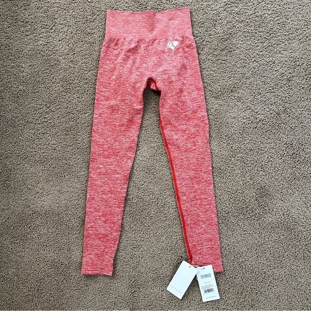 NWT Women's Best Move Seamless Leggings in Red Marl Heathered Size Medium - Picture 6 of 14